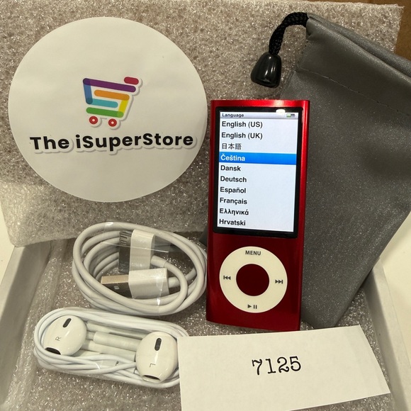 Apple Other - Refurbished Apple iPod Nano 5th Gen 16GB Red- Like New -1 YR CPS Warranty
